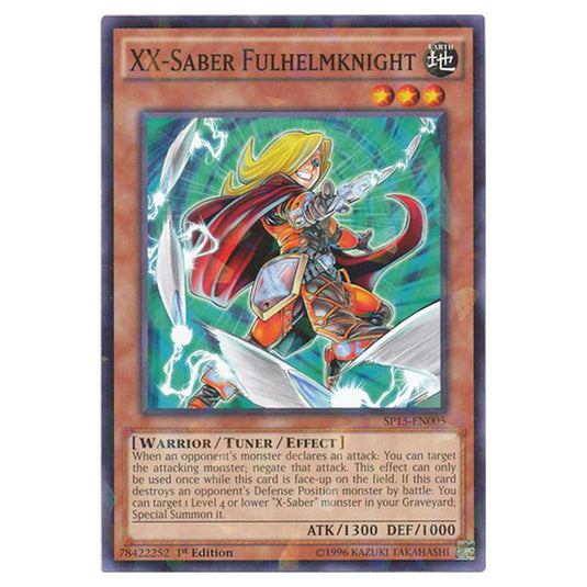 Yu-Gi-Oh! - Star Pack ARC-V - XX-Saber Fulhelmknight (Shatterfoil Rare) SP15-EN005