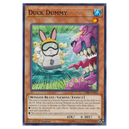 Yu-Gi-Oh! - Circuit Break - Duck Dummy (Common) CIBR-EN033