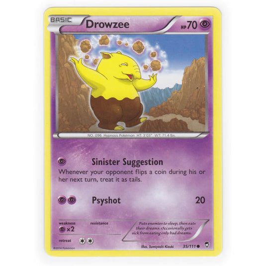 Pokemon - XY Furious Fists - Drowzee - 35/111