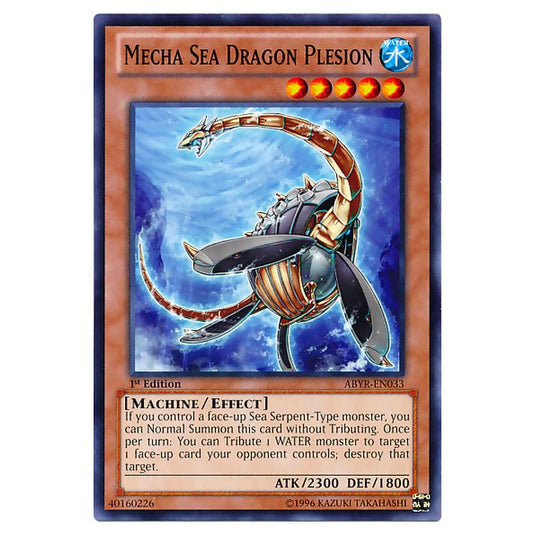 Yu-Gi-Oh! - Abyss Rising - Mecha Sea Dragon Plesion (Common) ABYR-EN033