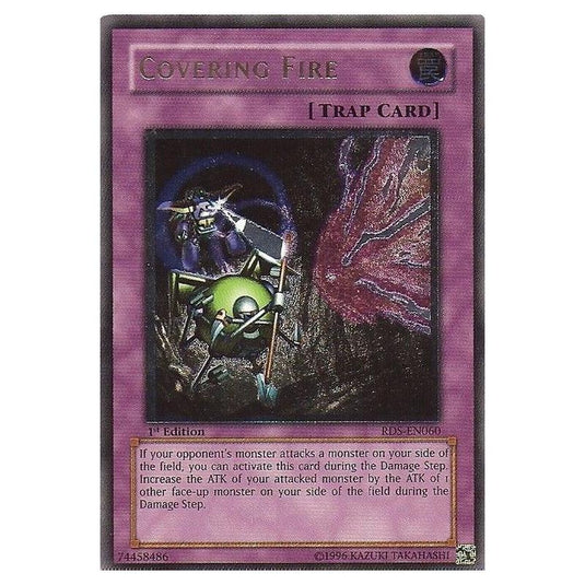 Yu-Gi-Oh! - Rise of Destiny - Covering Fire (Ultimate Rare) RDS-EN060