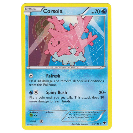 Pokemon - XY Base Set - Corsola - 36/146