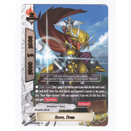 Future Card Buddyfight - Drums Adventures - Brave, Drum - 36/105