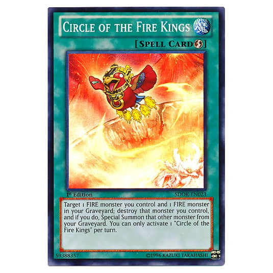 Yu-Gi-Oh! - Onslaught of the Fire Kings Structure Deck - Circle of the Fire Kings (Super Rare) SDOK-EN023