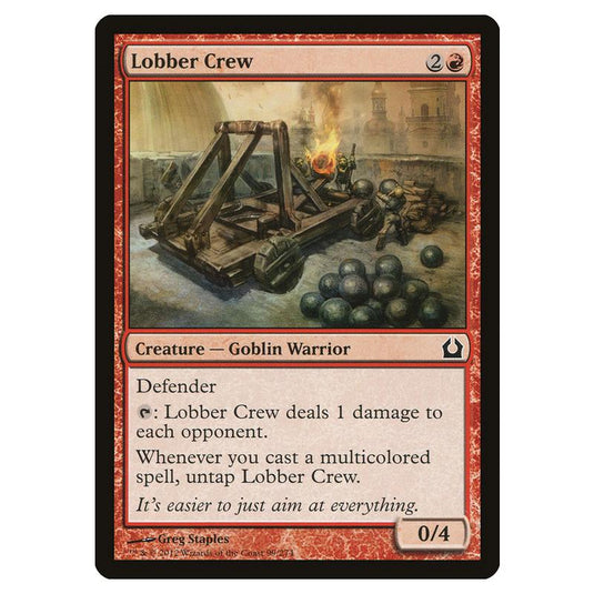 Magic The Gathering - Return To Ravnica - Lobber Crew - 99/274 (Foil)
