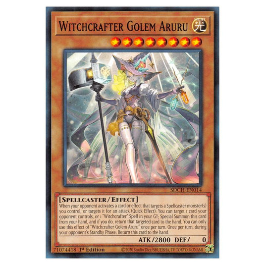 Yu-Gi-Oh! - Structure Deck - Spirit Charmers - Witchcrafter Golem Aruru (Common) SDCH-EN014