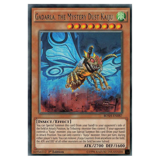 Yu-Gi-Oh! - Breakers of Shadow - Gadarla, the Mystery Dust Kaiju (Rare) BOSH-EN087
