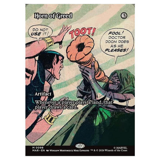 Magic The Gathering - Marvel Universe - Horn of Greed - 0098