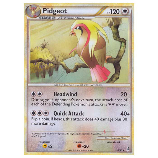 Pokemon - Call of Legends - Pidgeot 30/95