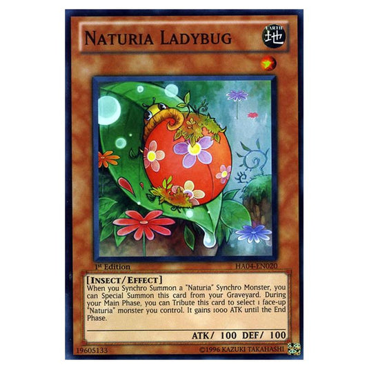 Yu-Gi-Oh! - Hidden Arsenal 4 - Trishula's Triumph - Naturia Ladybug (Super Rare) HA04-EN020