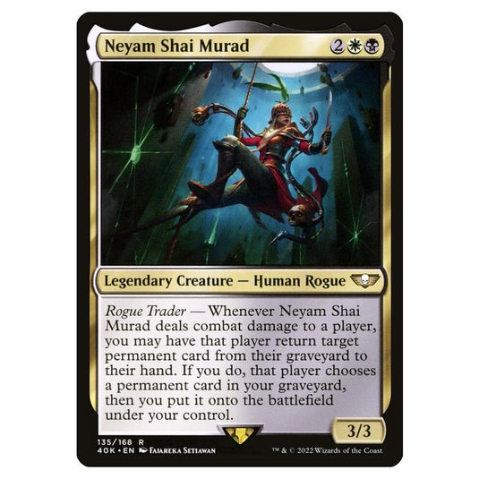 Magic the Gathering - Warhammer 40,000 Commander - Neyam Shai Murad - 135/168