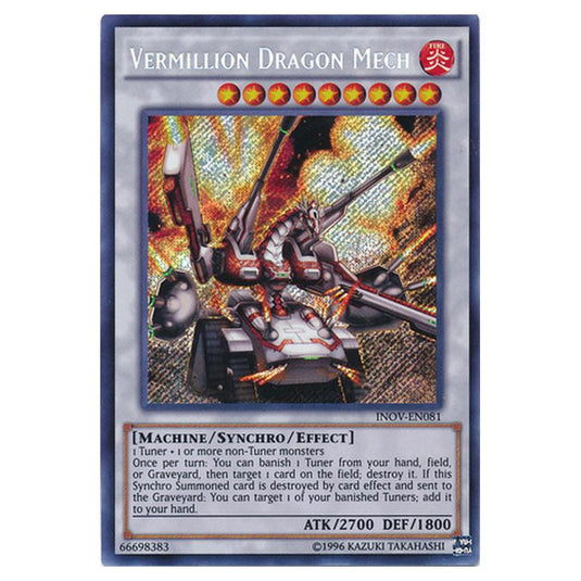 Yu-Gi-Oh! - Invasion - Vengeance - Vermillion Dragon Mech (Secret Rare) INOV-EN081