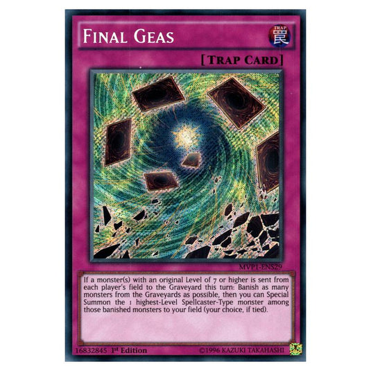 Yu-Gi-Oh! - Yu-Gi-Oh! The Dark Side of Dimensions Movie Pack Secret Edition - Final Geas (Secret Rare) MVP1-ENS29