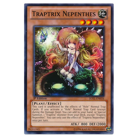 Yu-Gi-Oh! - Judgment of the Light - Traptrix Nepenthes (Common) JOTL-EN034