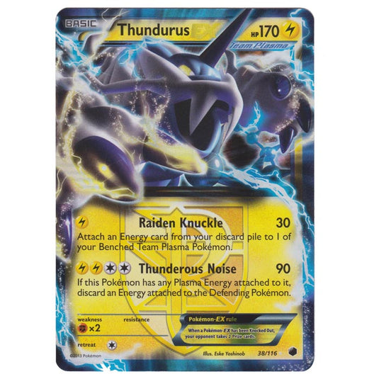 Pokemon - Black & White - Plasma Freeze - Thundurus-EX - 38/116