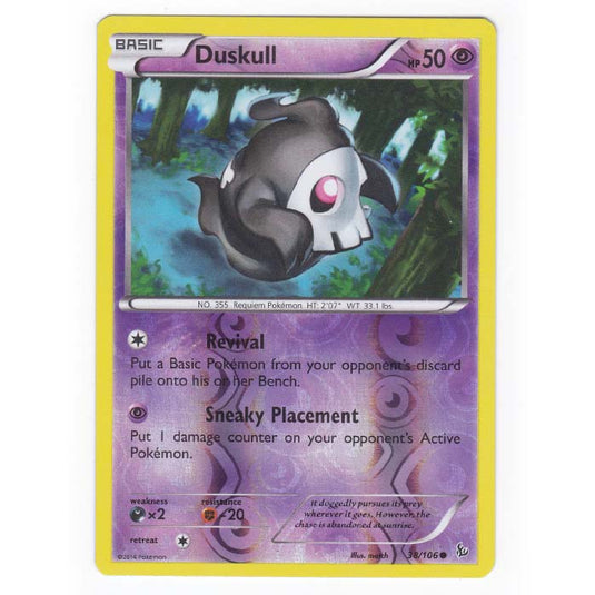 Pokemon - XY - Flashfire - (Reverse Holo) Duskull - 38/106