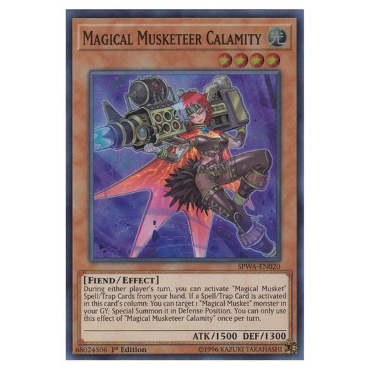 Yu-Gi-Oh! - Spirit Warriors - Magical Musketeer Calamity (Super Rare) SPWA-EN020