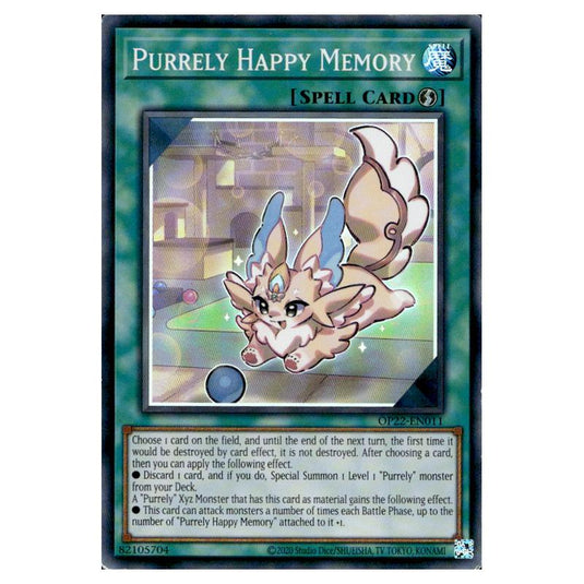 Yu-Gi-Oh! - OTS Tournament Pack 22 - Purrely Happy Memory (Super Rare) OP22-EN011