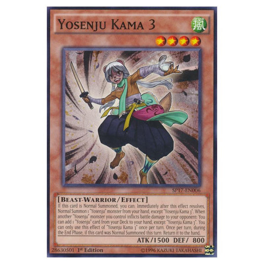 Yu-Gi-Oh! - Star Pack Battle Royal - Yosenju Kama 3 (Common) SP17-EN006
