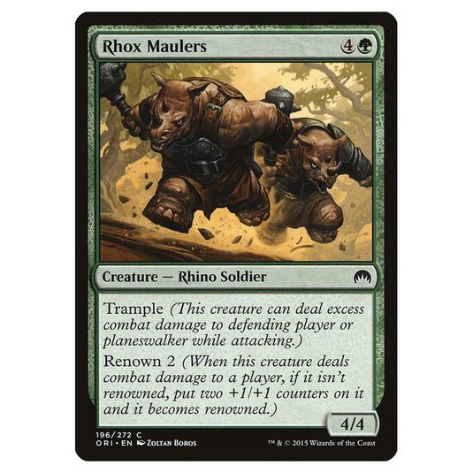 Magic The Gathering - Magic Origins - Rhox Maulers - 196/272