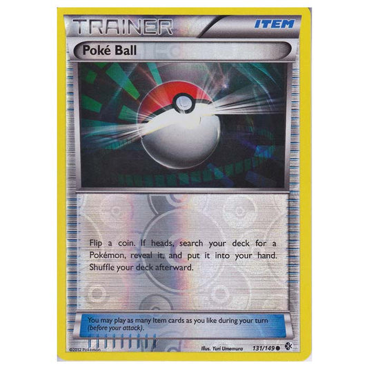 Pokemon - Black & White - Boundaries Crossed (Reverse Holo) - Poke Ball 131/149