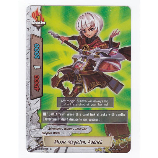 Future Card Buddyfight - Drums Adventures - Missile Magician, Addrick - 39/105