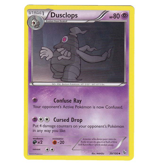 Pokemon - XY - Flashfire - Dusclops - 39/106
