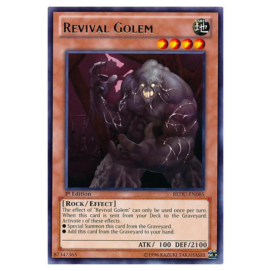 Yu-Gi-Oh! - Return of the Duelist - Revival Golem (Rare) REDU-EN085