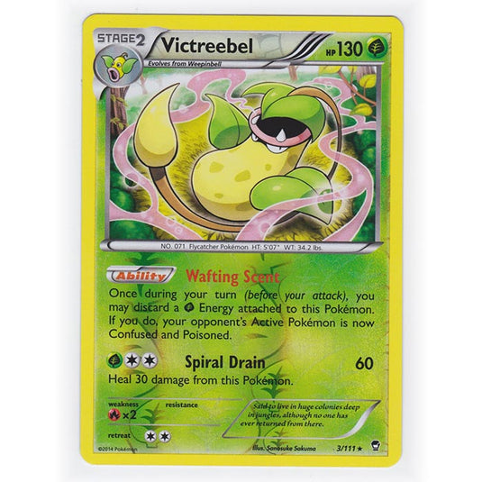 Pokemon - XY Furious Fists - (Reverse Holo) - Victreebel - 3/111