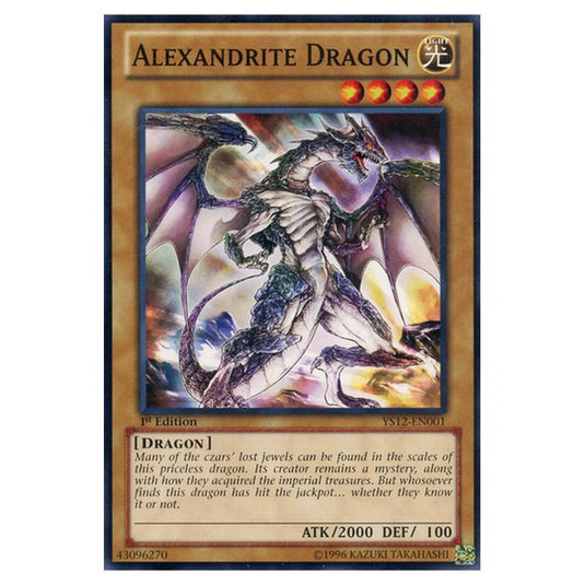 Yu-Gi-Oh! - Starter Deck - Xyz Symphony - Alexandrite Dragon (Common) YS12-EN001