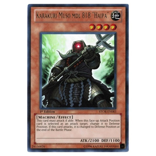 Yu-Gi-Oh! - Storm of Ragnarok - Karakuri Muso mdl 818 \"Haipa\" (Ultra Rare) STOR-EN083