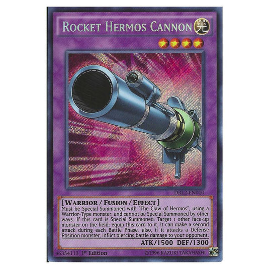 Yu-Gi-Oh! - Dragons of Legend 2 - Rocket Hermos Cannon (Secret Rare) DRL2-EN010
