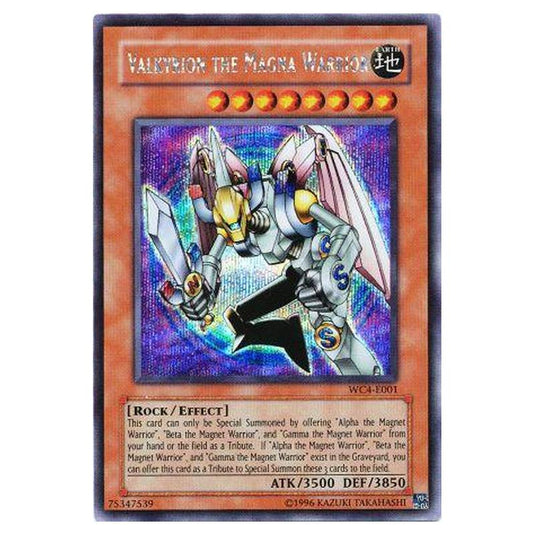 Yu-Gi-Oh! - Yu-Gi-Oh! World Championship Tournament 2004 promotional cards - Valkyrion the Magna Warrior (Prismatic Secret Rare) WC4-E001