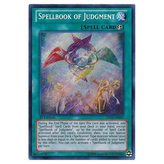 Yu-Gi-Oh! - Lord of the Tachyon Galaxy - Spellbook of Judgment (Secret Rare) LTGY-EN063