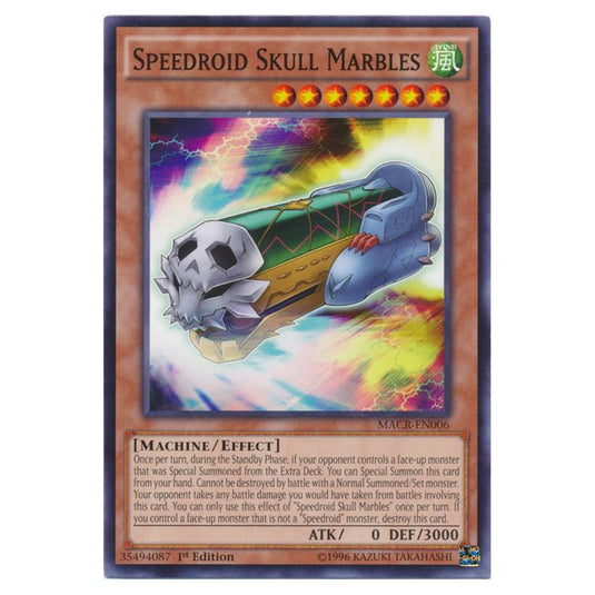 Yu-Gi-Oh! - Maximum Crisis - Speedroid Skull Marbles (Common) MACR-EN006