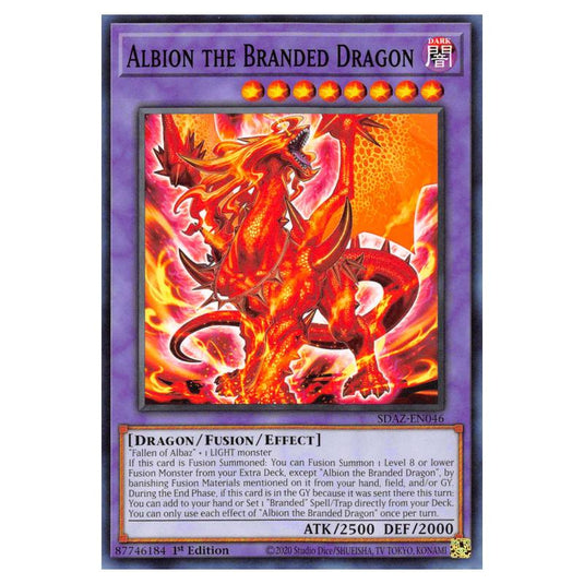 Yu-Gi-Oh! - Structure Deck - Albaz Strike - Albion the Branded Dragon (Common) SDAZ-EN046