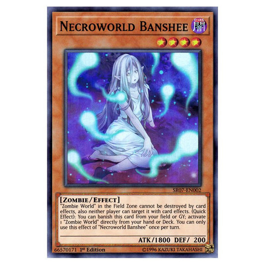 Yu-Gi-Oh! - Structure Deck - Zombie Horde - Necroworld Banshee (Super Rare) SR07-EN002