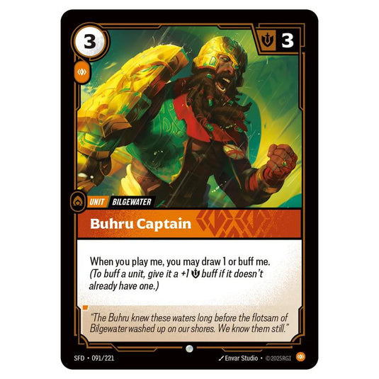 Riftbound: League of Legends TCG - Spiritforged - Buhru Captain - 091/221