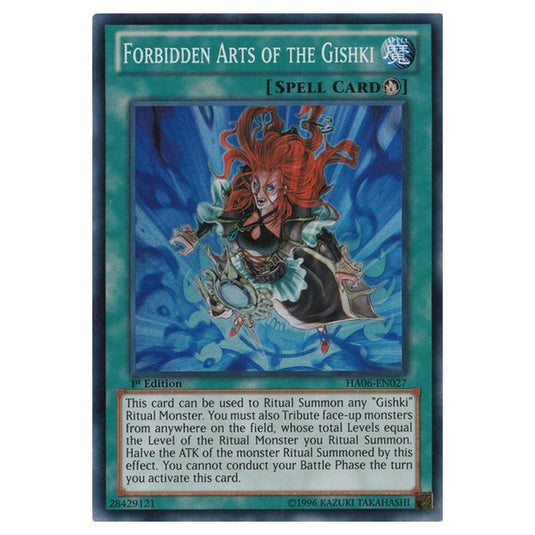 Yu-Gi-Oh! - Hidden Arsenal 6 - Omega Xyz - Forbidden Arts of the Gishki (Super Rare) HA06-EN027