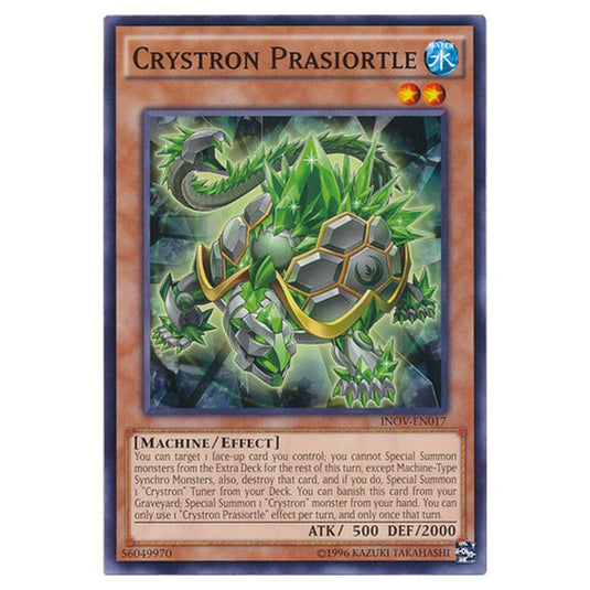 Yu-Gi-Oh! - Invasion - Vengeance - Crystron Prasiortle (Common) INOV-EN017