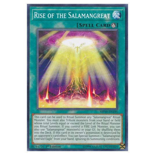 Yu-Gi-Oh! - 2019 Gold Sarcophagus Tin Mega Pack - Rise of the Salamangreat (Common) MP19-EN195