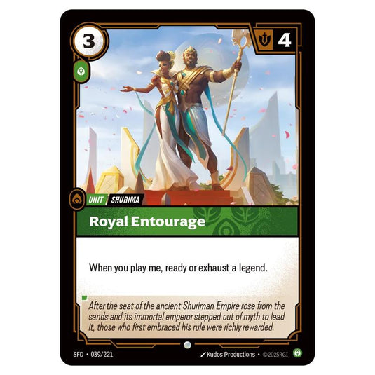 Riftbound: League of Legends TCG - Spiritforged - Royal Entourage - 039/221