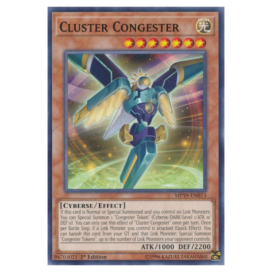 Yu-Gi-Oh! - 2019 Gold Sarcophagus Tin Mega Pack - Cluster Congester (Common) MP19-EN073