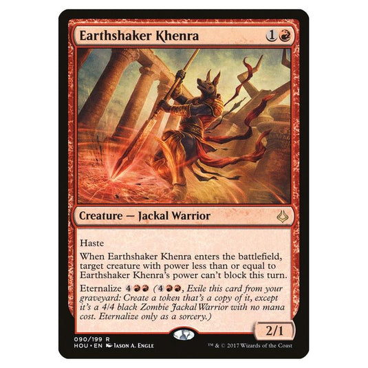 Magic the Gathering - Hour of Devastation - Earthshaker Khenra - 90/199