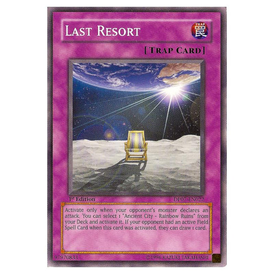 Yu-Gi-Oh! - Duelist Pack - Jesse Anderson - Last Resort (Common) DP07-EN022