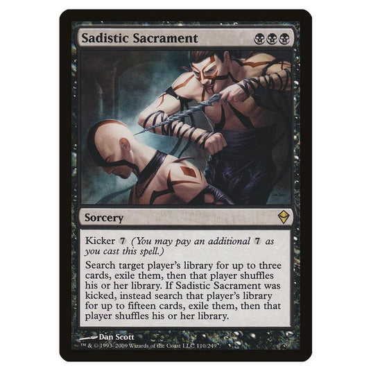 Magic The Gathering - Zendikar - Sadistic Sacrament - 110/249