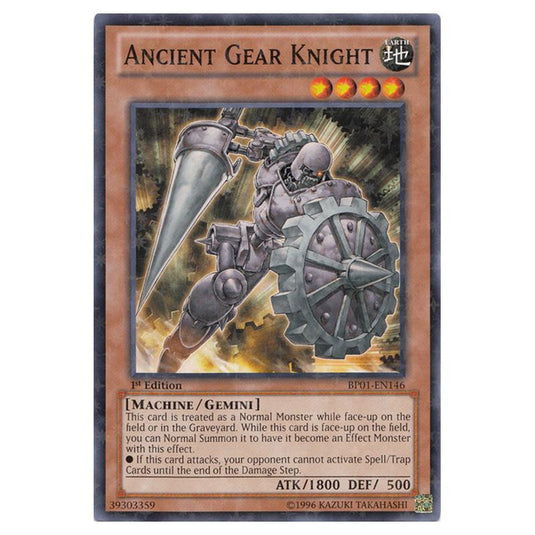 Yu-Gi-Oh! - Battle Pack - Epic Dawn - Ancient Gear Knight (Starfoil Rare) BP01-EN146