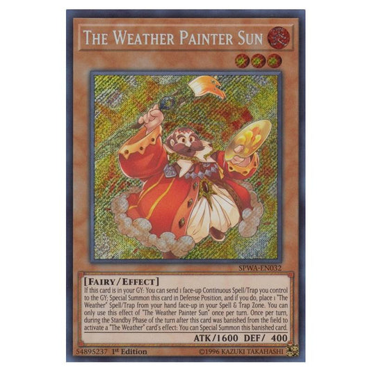 Yu-Gi-Oh! - Spirit Warriors - The Weather Painter Sun (Secret Rare) SPWA-EN032