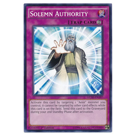 Yu-Gi-Oh! - Legendary Collection 5D's Mega Pack - Solemn Authority (Common) LC5D-EN197