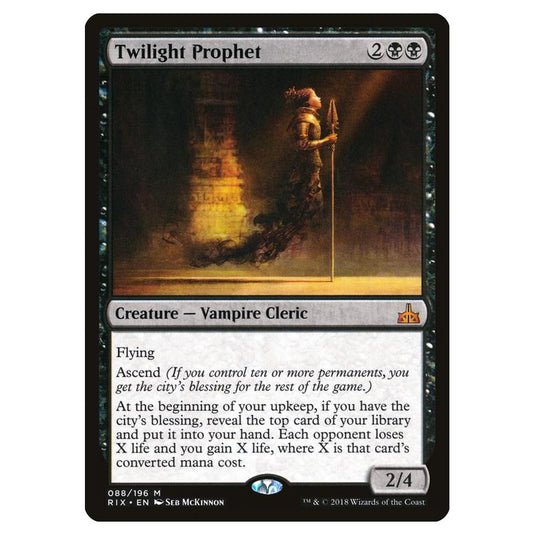 Magic The Gathering - Rivals Of Ixalan - Twilight Prophet - 88/196 (Foil)